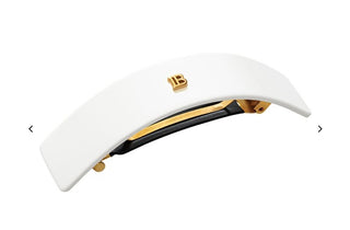 BALMAIN Barrette pour Cheveux Large White