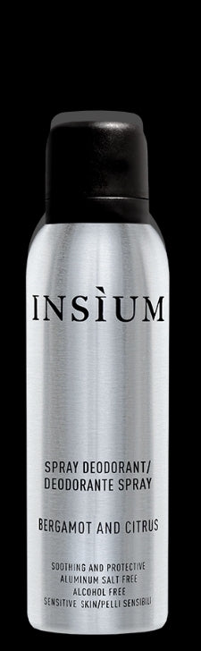 INSIUM DEODORANTE SPRAY
BERGAMOT AND CITRUS
LENITIVO E PROTETTIVO